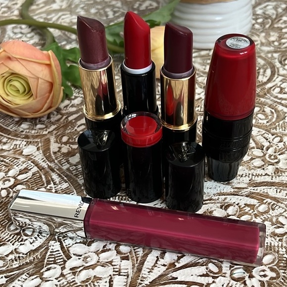 Lancome Other - Lancome lipsticks pink nude cream gold shimmer red matte
